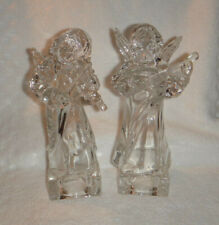 Mikasa Herald Collection Angels Violin and Mandolin Crystal Figures picture