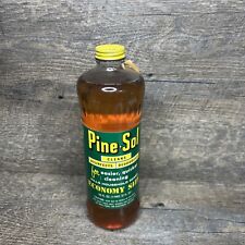 Vintage Pine Sol 28 fl. oz. Glass Bottle NEW RARE Grocery Advertising NOS 9.75” picture