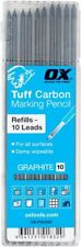 Tools ‎Tuff Carbon Marking Pencil Replacement 10 Count (Pack of 1), Grey  picture