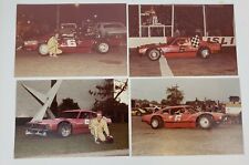 Group Of (4) Vintage 1980s Signed Photos Of Bobby Smith Race Car Driver picture