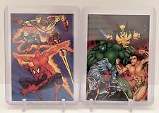 1994 Marvel Comics Spider-Man Iron Man Hulk Wolverine Storm Fire Star Promo 💎 picture