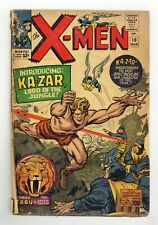 Uncanny X-Men #10 FR/GD 1.5 1965 1st SA Ka-Zar picture
