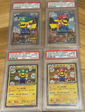 Mario Luigi Pikachu Poncho Set PSA 10 Japanese Pro. picture