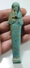 ZURQIEH -AS20178- ANCIENT EGYPT . FAIENCE ANCIENT USHABTI , 600 - 300 B.C picture