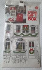 Vintage Christmas Deluxe Gift Box Holiday Studio Home for the Holidays 1981  picture