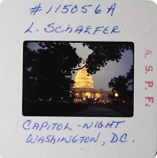 35 MM KODACHROME SLIDE, U.S. CAPITOL AT NIGHT, WASHINGTON D.C. picture