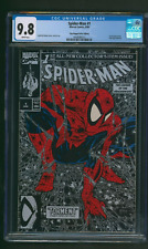 Spider-Man #1 Poly-Bagged Silver Edition No Price CGC 9.8 McFarlane 1990 picture