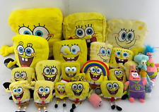 VTG & Modern LOT 24 SpongeBob SquarePants Patrick Nickelodeon TY Plush Toys Used picture