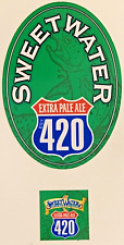Sweetwater Brewing Company 420 Tap Handle Sticker Set Craft Beer Brewery Type C picture