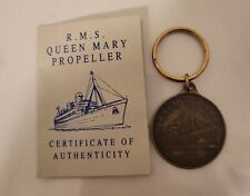 THIS METAL ORIGINATES FROM THE SHIP'S PROPELLER - RMS QUEEN MARY - RARE PIECE ? picture