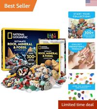 300+ Piece Rock Collection Box for Kids - Gemstones, Crystals, Geodes, Fossils picture