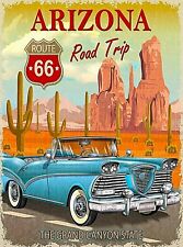 Arizona Route 66 Road Trip United States Retro Travel Advertisement Art Poster  picture