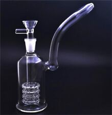 RORA Glass Bongs Smoking Hookahs Water Pipe Recycler Filter Portable Pipe Bowl picture