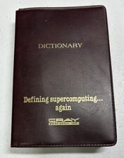 Vintage Pocket Cray Defining Supercomputing Again Dictionary 5-1/2” X 3-1/8” picture