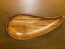 Vintage Royal Acacia Monkey Pod P-2 Handcrafted MC Wood Bowl Philippines picture