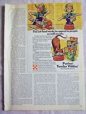 1973 Magazine Advertisement Page For Purina Tender Vittles Cat Food Cartoon Ad picture