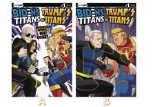 🔥Biden Titans Vs Trump Titans #1 - A/B Cover Set - Presell 4/27 -  picture