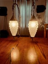 Vintage Double Pineapple Swag Lamps Hanging Pendant Style Lights picture