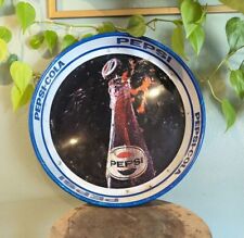 Rare Vintage Pepsi Cola Metal Serving Tray Mexico Mexican Bottle Cap Present Gif picture