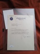 J. Edgar Hoover Signed  Letter with JSA picture