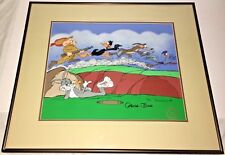 Warner Bros Cel Bugs Bunny The Great Chase Roadrunner Daffy Signed Chuck Jones picture