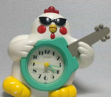 Citizen Rhythm Rooster rock n roll chicken alarm clock picture