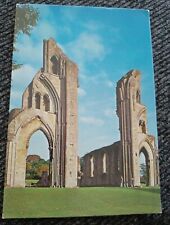 Glastonbury Abbey Ruins a PITKIN PICTORIAL Postcard in stunning colour  color picture
