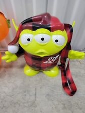 Disney Parks Toy Story Green Alien Holiday Christmas Plaid Pj's Popcorn Bucket picture