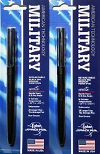 2 Pack - Military Non-Reflective Black Matte Cap-O-Matic Fisher Space Pen picture