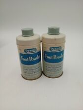 Vintage Rexall Foot Powder Tins 4 oz  NOT EMPTY picture