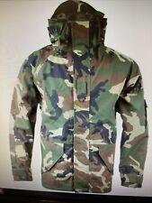 GENUINE US GI MILITARY WOODLAND CAMOFLAUGE GORTEX PARKA COLD WEATHER L Reg. NEW. picture
