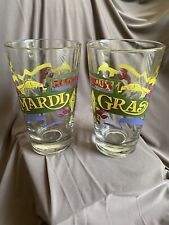 Set of Pappadeaux Limited Edition Mardi Gras Glasses (2012) - 2pc picture