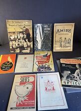 lot of 9 vintage (1930’s-1940’s) booklets-Canarys, Photography,Chickens, Amish + picture
