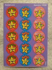 Vintage 90s Trend Scratch And Sniff Stickers Caramel Scent 15 pieces 1996 Mint picture