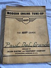 Vintage The Allen Course of Modern Engine Tune-Up Parts 1-12 (Kalamazoo, MI) picture