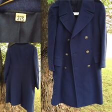 Military Air Force Coat Uniform Scovill Blue Wool Silver Buttons Antique 37S USA picture