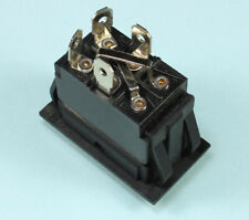 MOMENTARY Black Rocker Switch for Polarity Reversing DC Motor (ON) OFF (ON) picture
