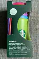 Starbucks - Reusable Cold Cups - 5 Pack - Color Changing - Sunlight UV Activated picture