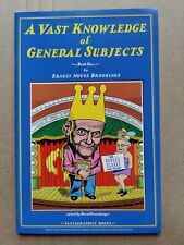 Vast Knowledge of General Subjects 1 VF/NM 1994 Fantagraphics Dan Clowes Cover picture