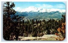 Pikes Peak from Rampart Range Colorado Vintage Postcard Unposted picture