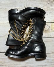 US Military EJ Vintage FR 6.5 R Endicott Johnson Black Boots Goth Punk picture