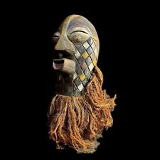 African Mask Primitive Art Collectibles Home Decor masque Songye Kifebwe-G1366 picture
