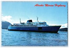 1960 Alaska Marine Highway M.V Malaspina M.V Taku M.V Matanuska Antique Postcard picture
