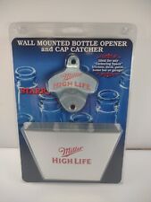 Miller High Life Wall Mount Bottle Opener & Cap Catcher - Starr X - Discontinued picture