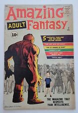 Amazing Adult Fantasy #7 VG 1st Skrulls 1961 Stan Lee Steve Ditko Vintage Silver picture