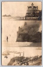Cliff House Fire & Ruins San Francisco California 1907 Real Photo RPPC picture