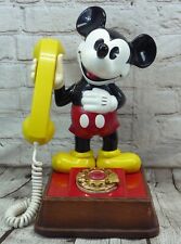 Vintage Mickey Mouse Rotary Telephone Walt Disney 1976 Model No DM IH 8000 picture
