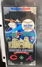 Disney Wide World Sports Grand Slam Opening March 28, 1997 Ticket RedsVs Braves  picture
