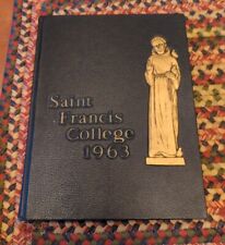Vintage 1963 Bell Tower Saint Francis School College Yearbook Loretto, PA picture