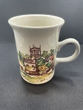 WADE ENGLAND Ceramic Coffee Mug Cup English Country Life Farm 8 oz Made in Eng picture